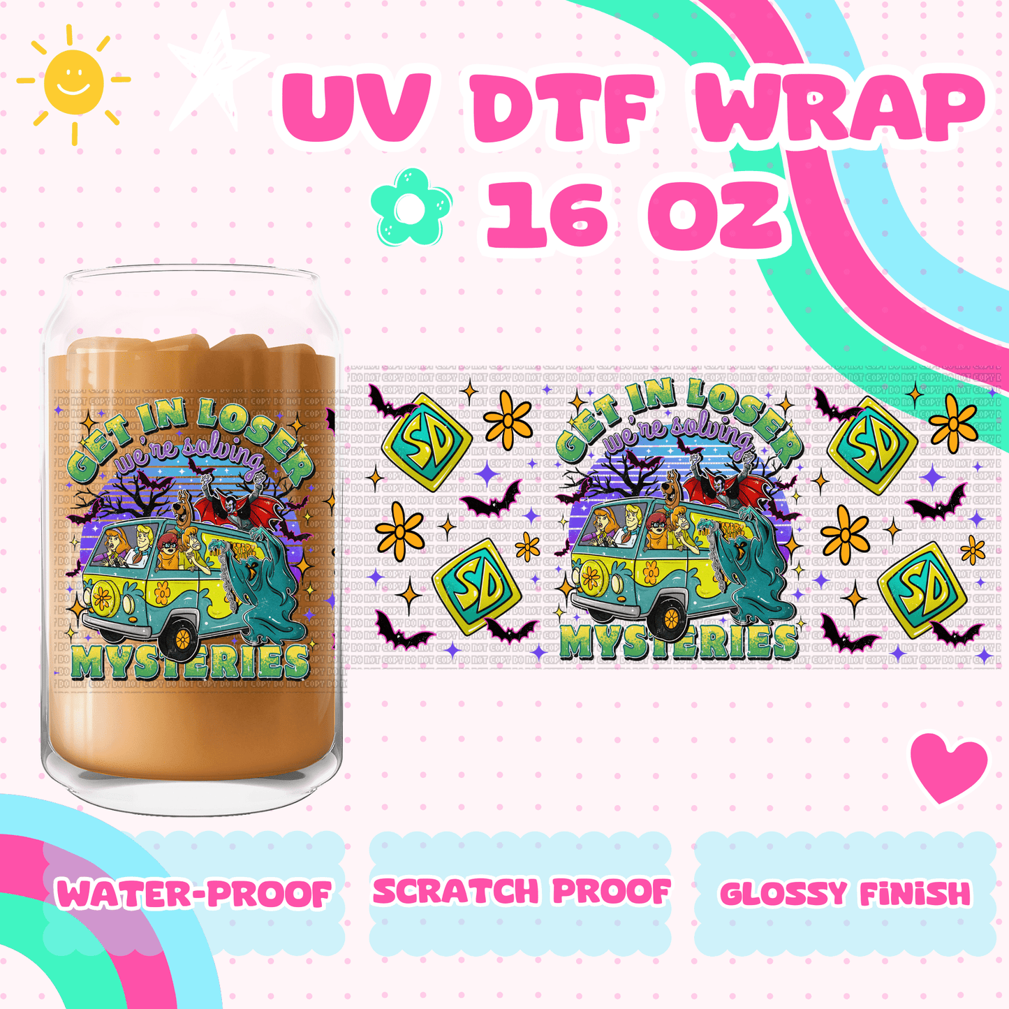 SCOOB- GET IN LOSER-UV DTF