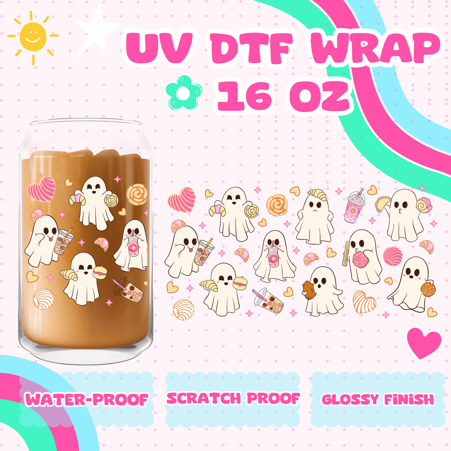 CONCHA GHOTIES-UV DTF