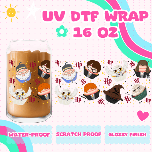HARRY P CUPCAKES- UV DTF