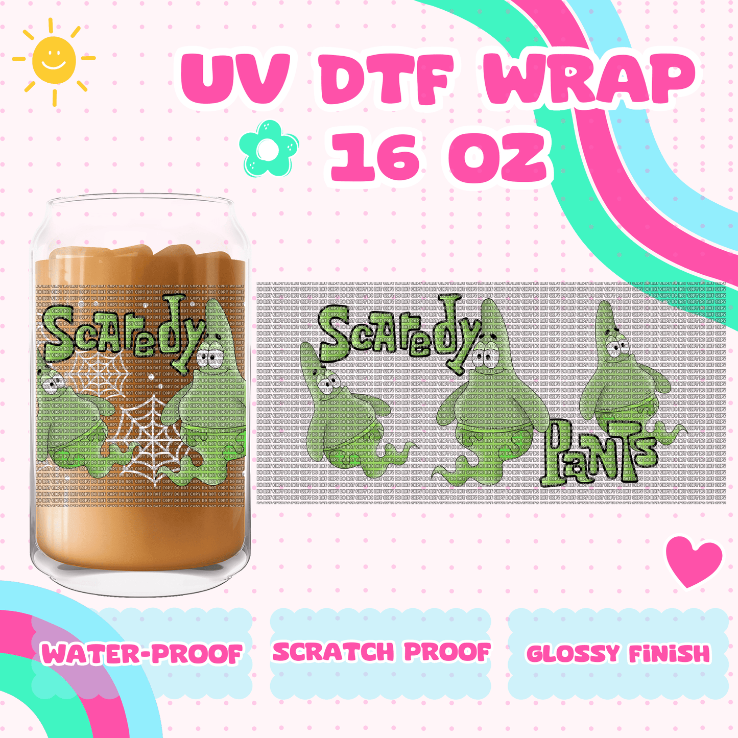 SPOOKY PATRICK- UV DTF