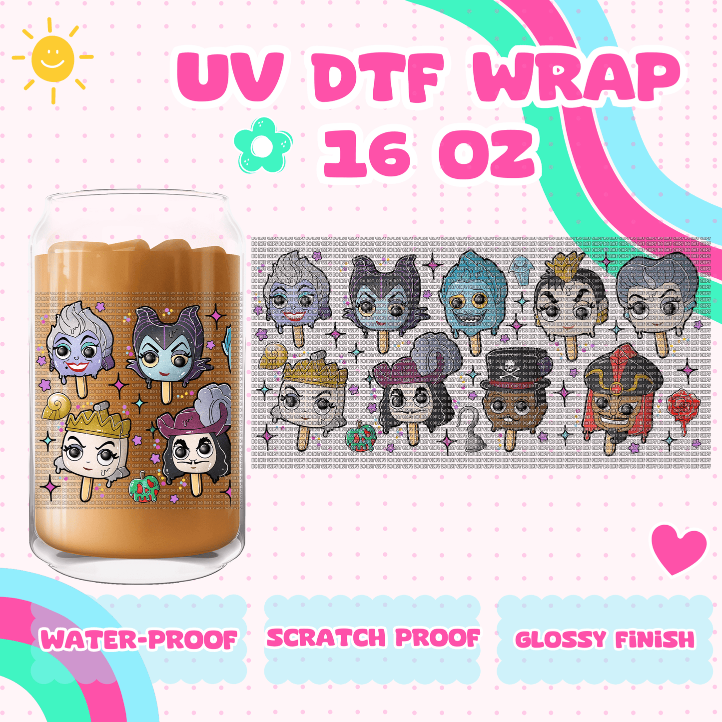 VILLIAN POPS-UV DTF