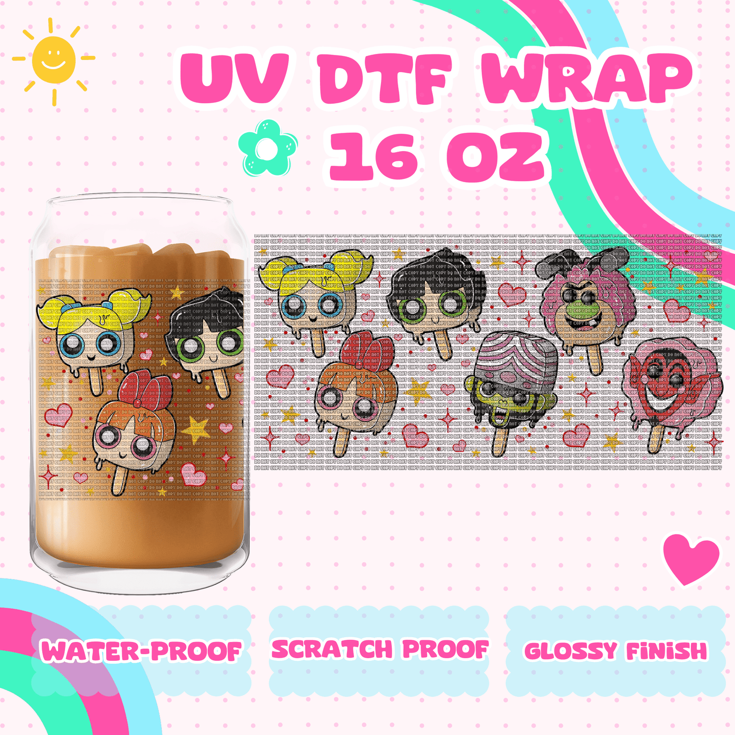 PPG GIRLS POPS-UV DTF