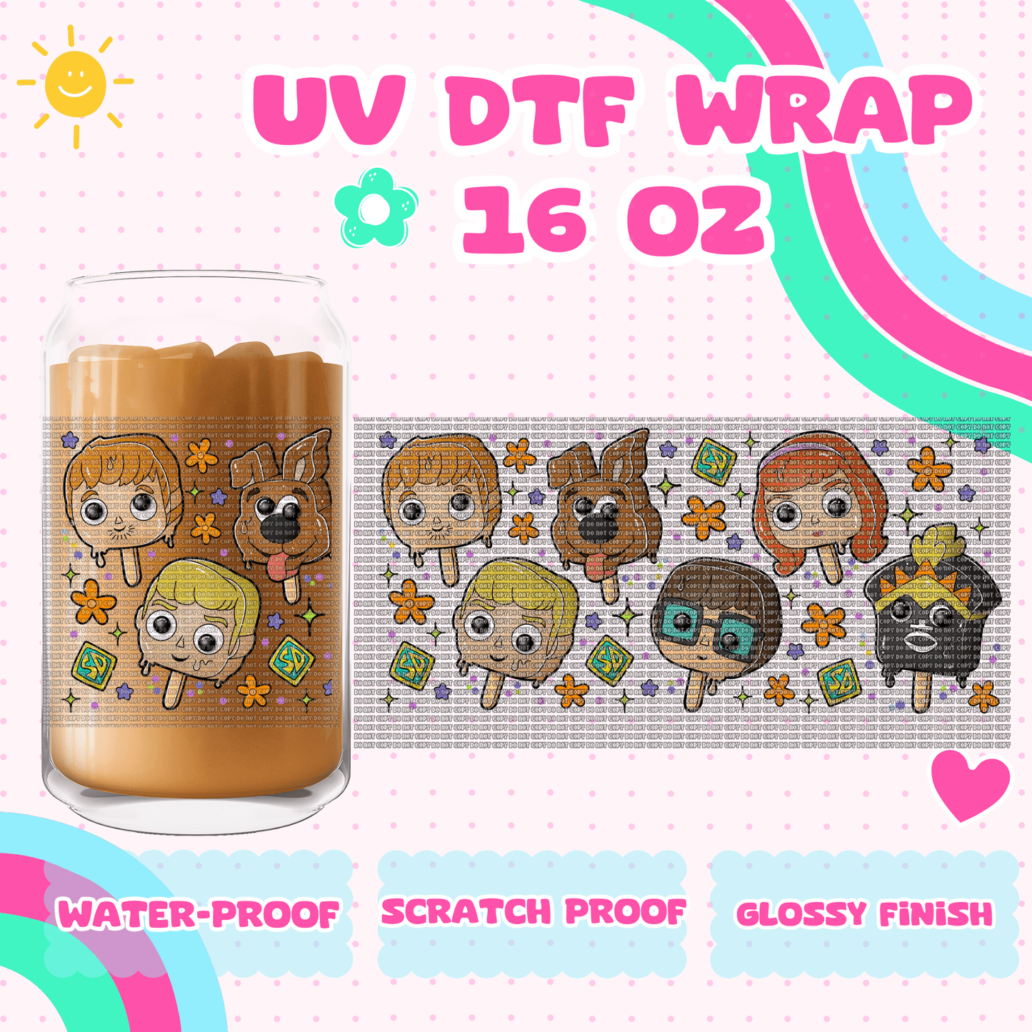 SCOOBY POPS- UV DTF