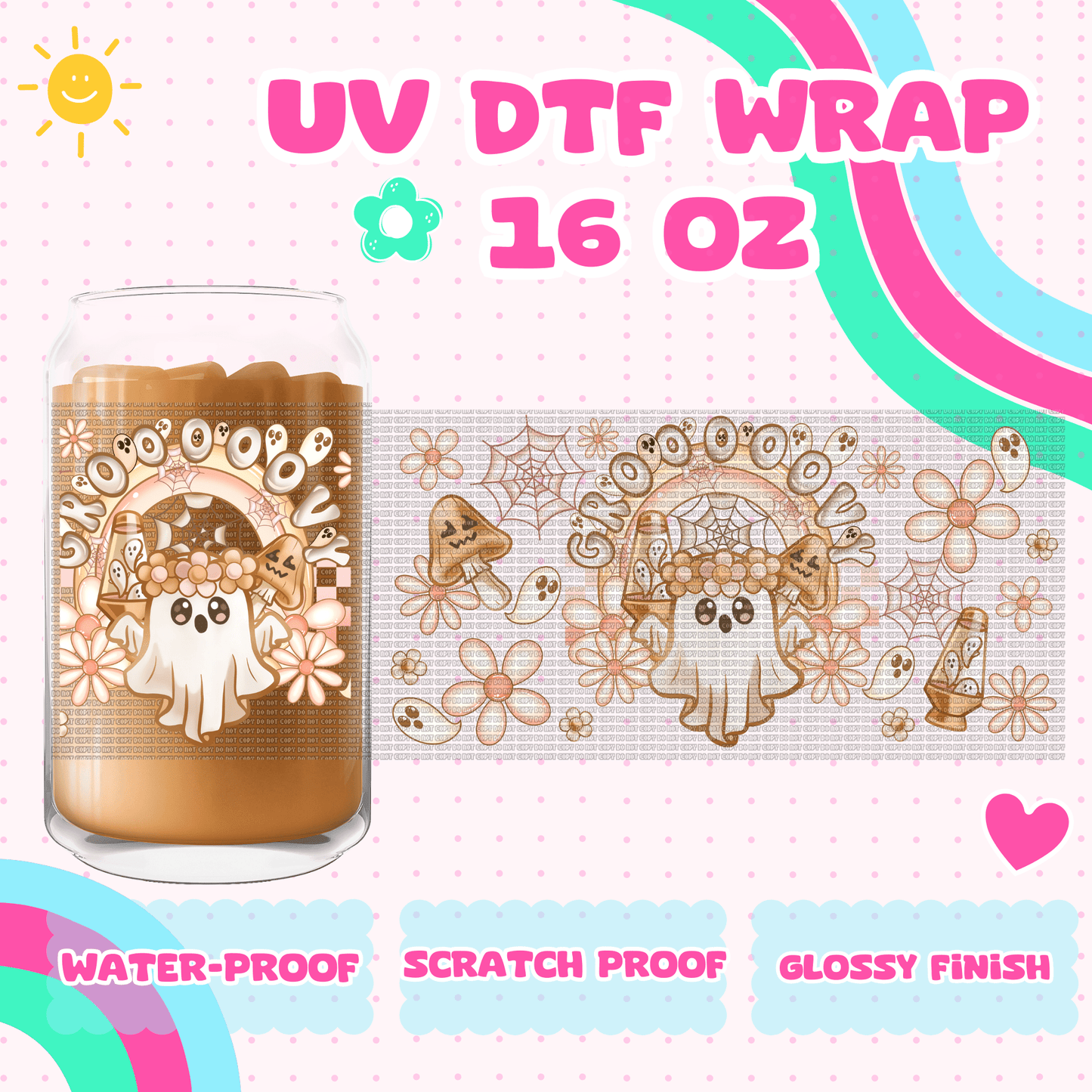 groovy ghost- UV DTF