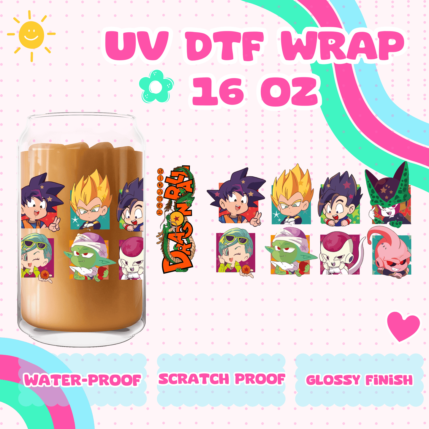 DRGN BALL- UV DTF