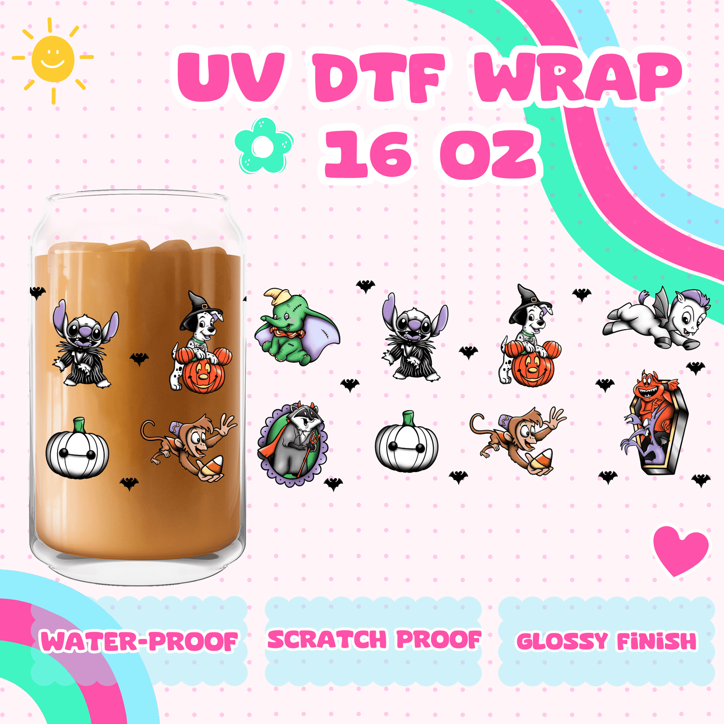 SPOOKY DIS CREW- UV DTF