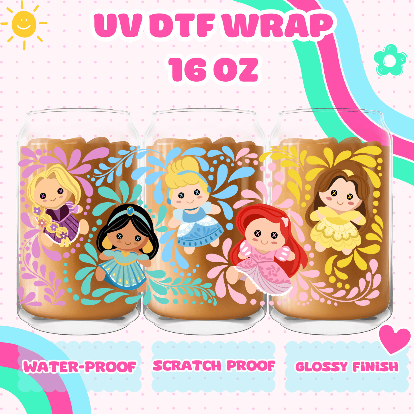 baby princess uv dtf