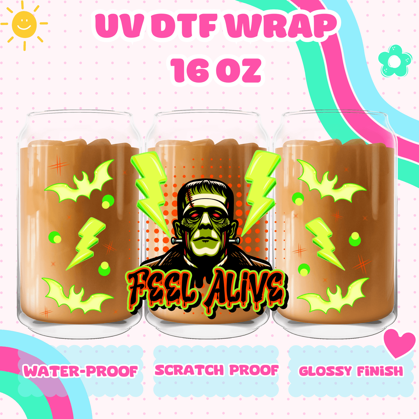 FRANKIE GLOW-UV DTF