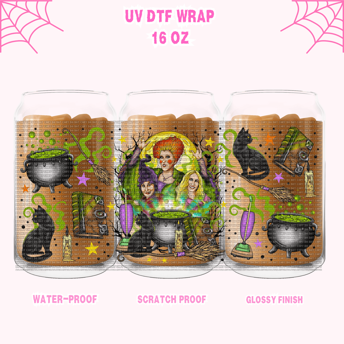 hocus pocus pot- uv dtf