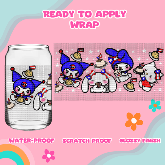 UV DTF-BORICUA KAWAII