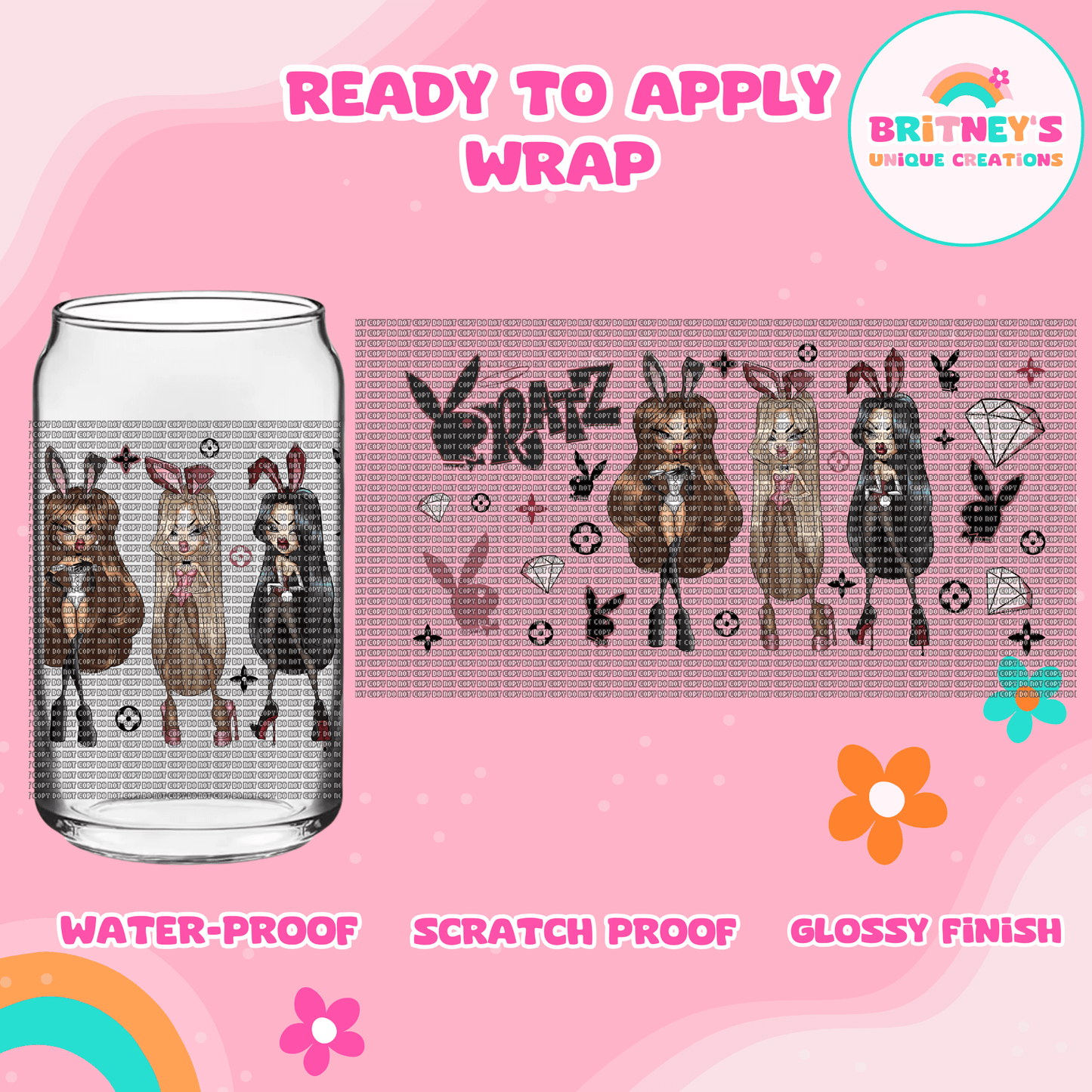 UV DTF- PLAYBOY BUNNIEZZ