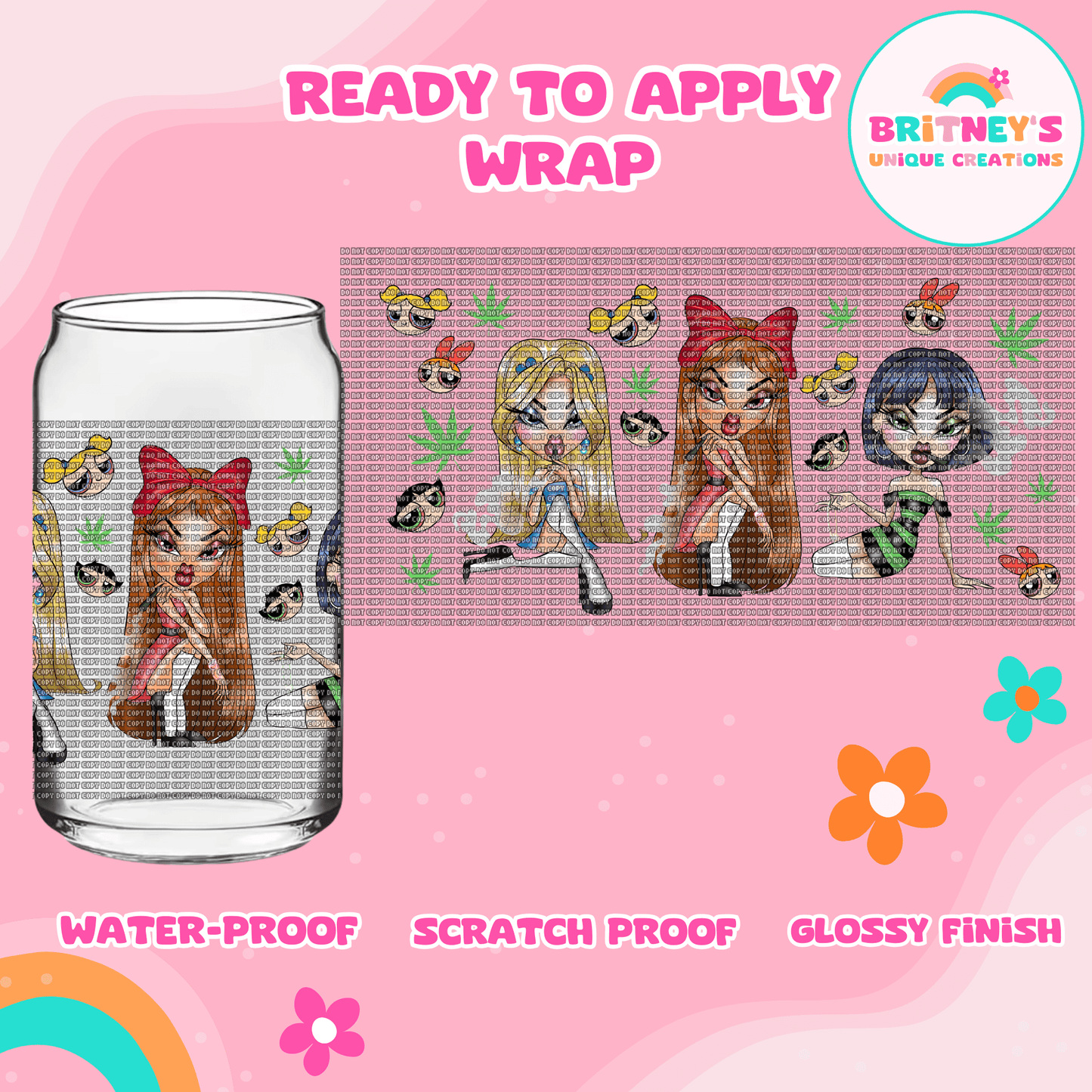 UV DTF- POWER PUFFS BABEZ