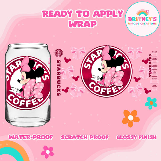 UV dtf | glass can wrap |  libbey glass wrap- minn starbs