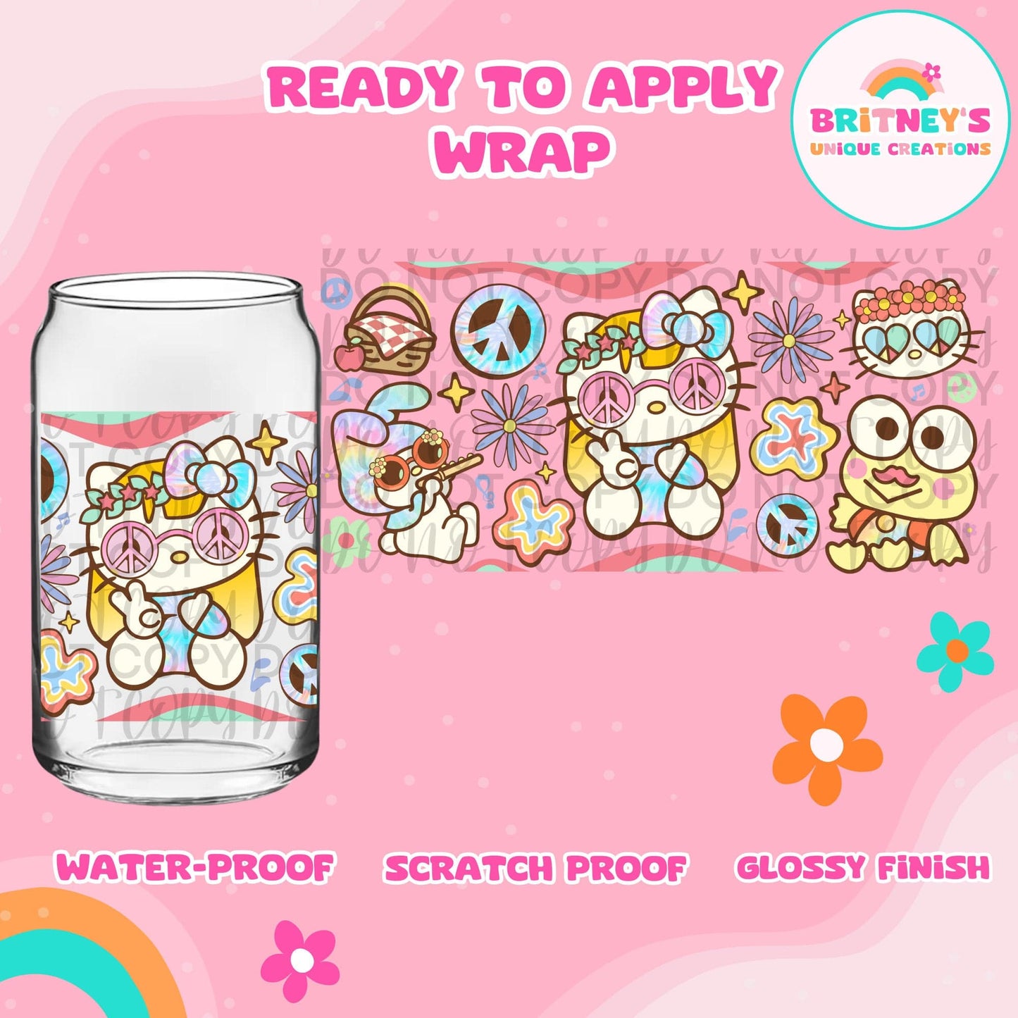 UV dtf | glass can wrap | libbey glass wrap| hk hippies