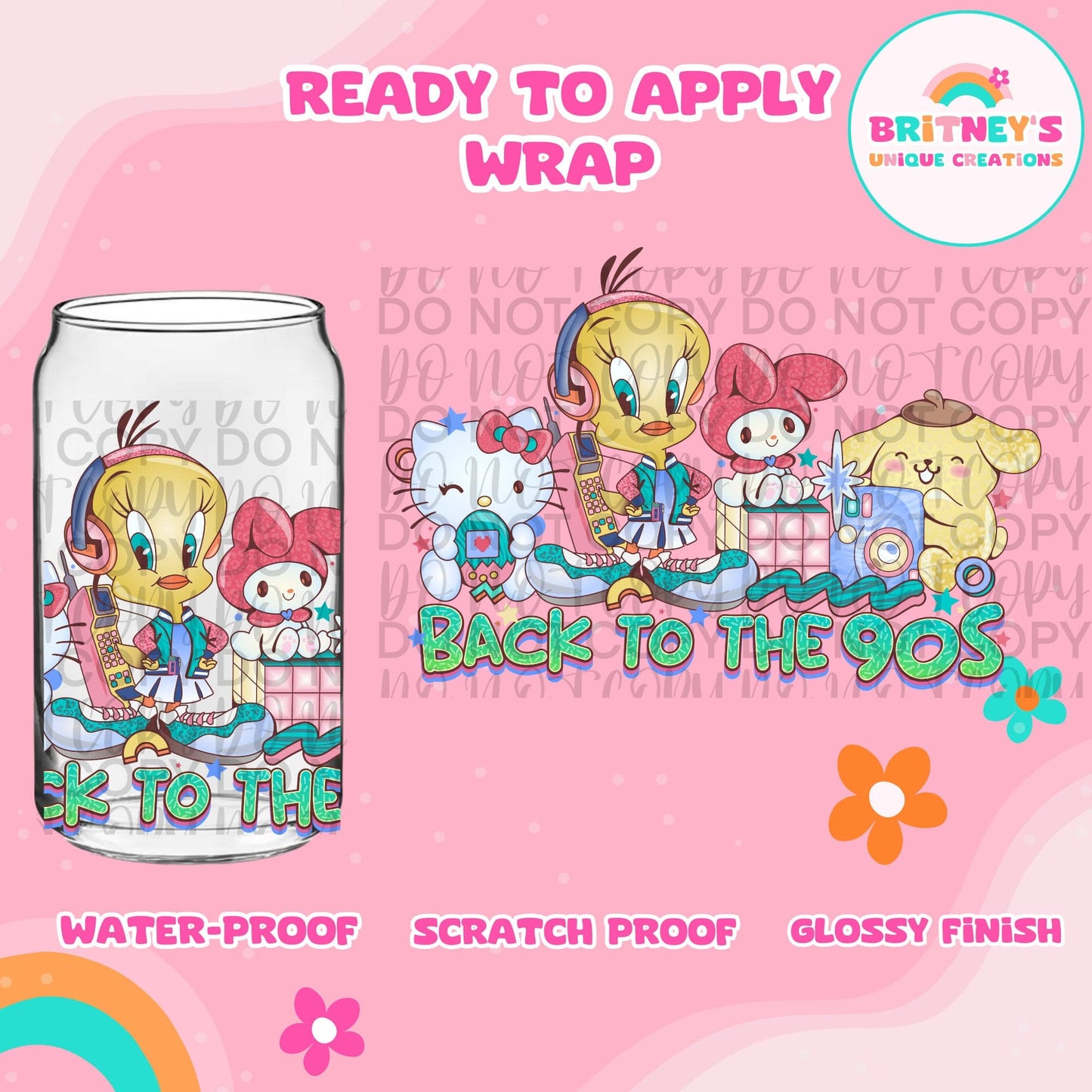 UV dtf | glass can wrap | libbey glass wrap~ 90s