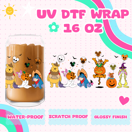 HALLOWEEN POOH CREW- UV DTF