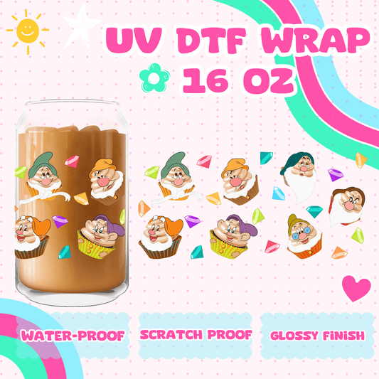 7 DWARFS CUPAKE- UV DTF
