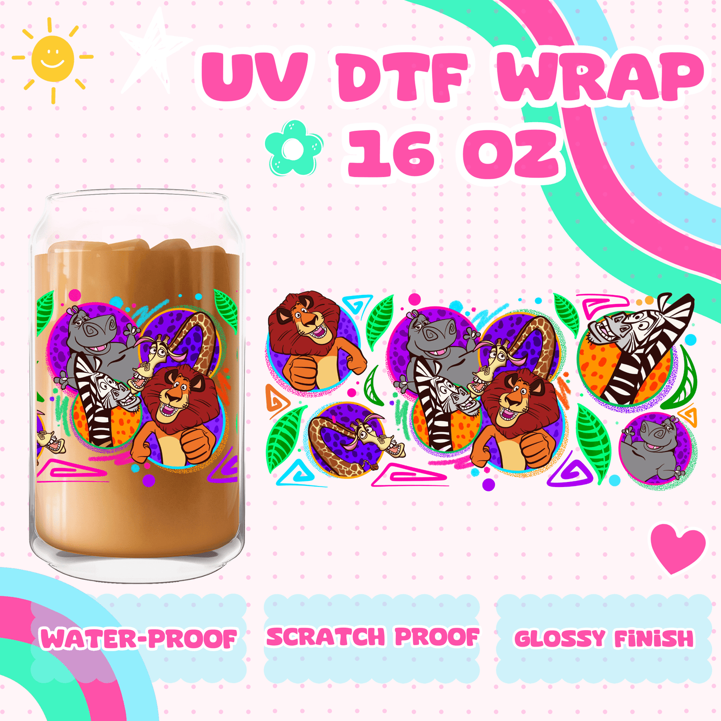 WILD FRIENDS-UV DTF