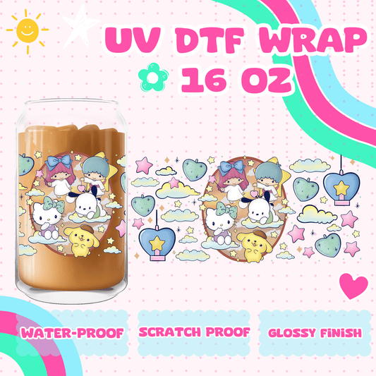 KAWAII CLOUDS-UV DTF