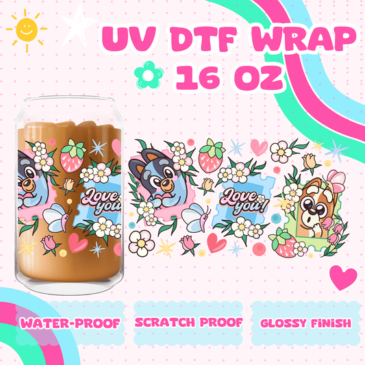 BLUEY LOVE-UV DTF