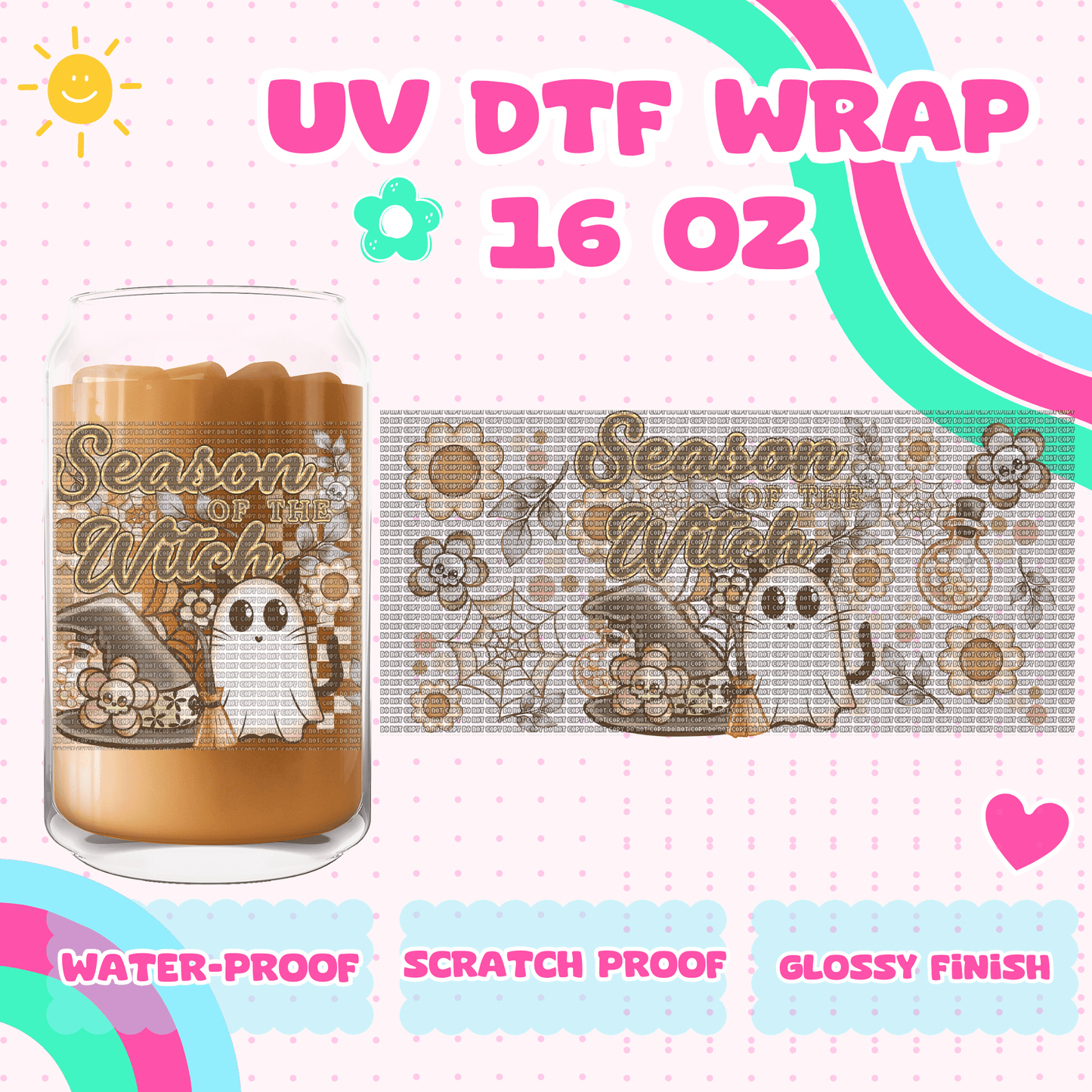 SPOOKYH KITTY- UV DTF