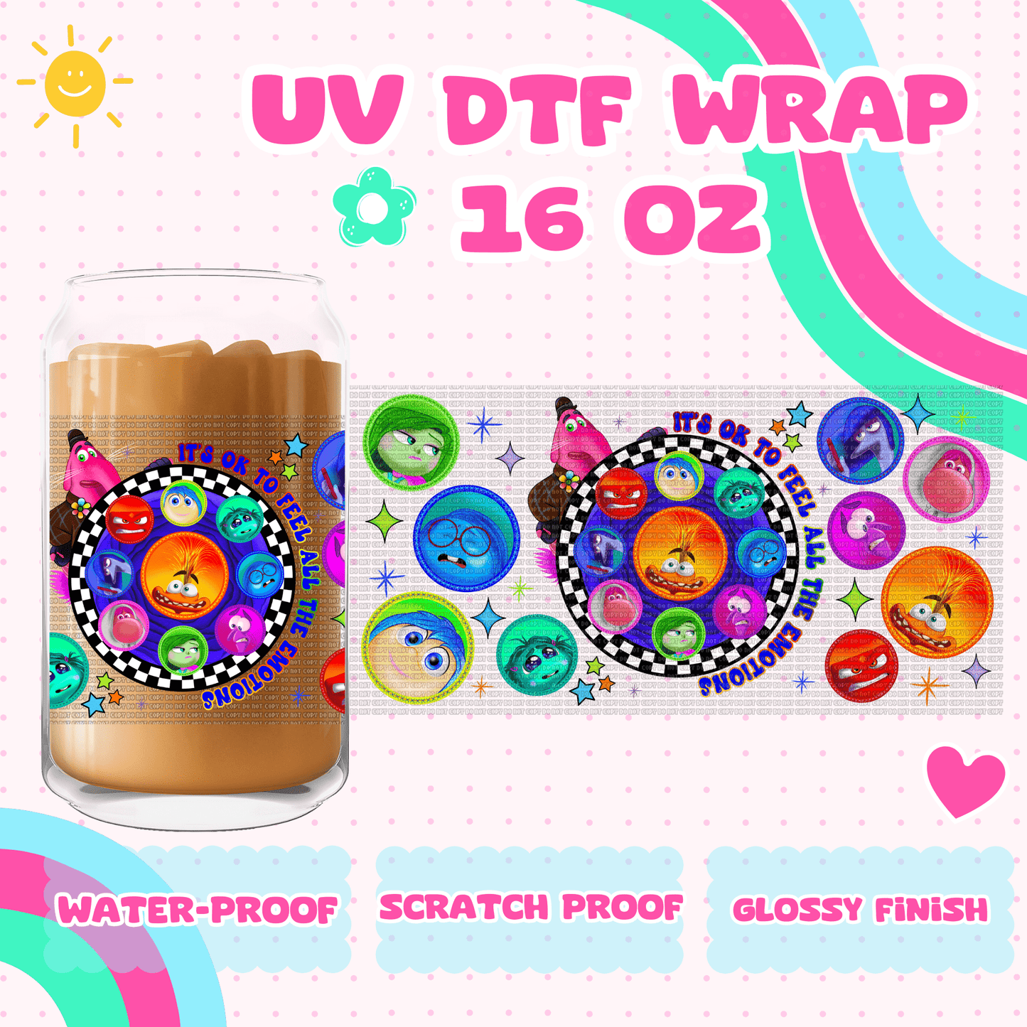 INSIDE BUBBLES- UV DTF