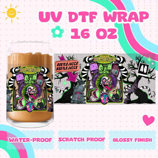 BEETLE JICE SPOOKY- UV DTF