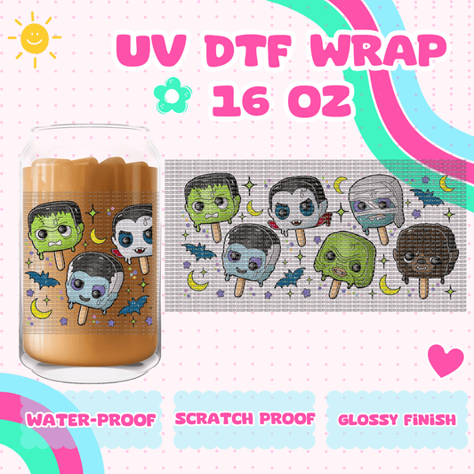 SPOOKY POPS-UV DTF