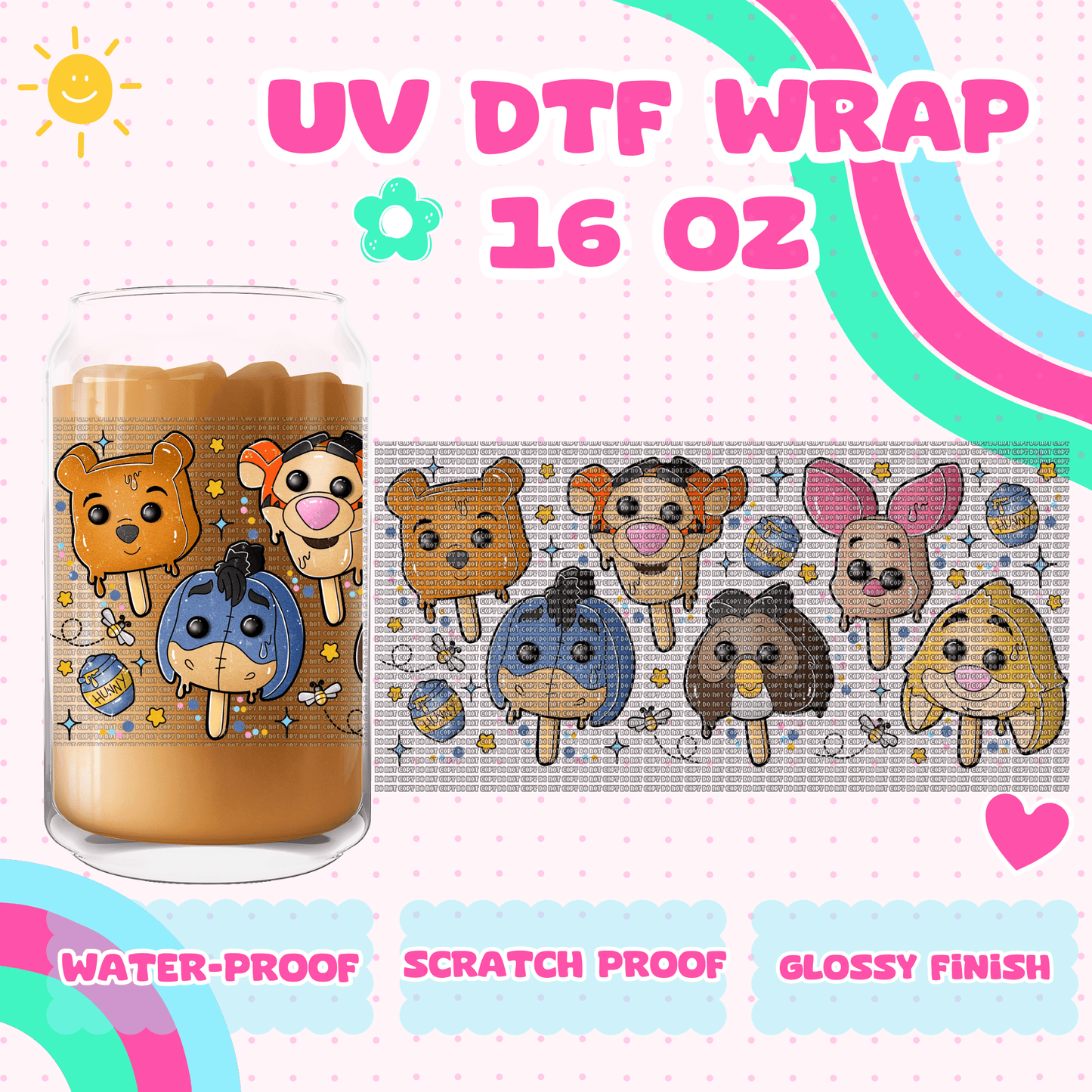 POOH POPS - UV DTF