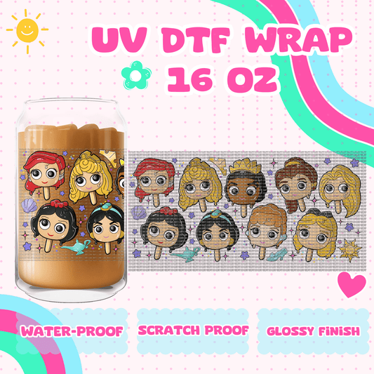 PRINCESS POPS -UV DTF
