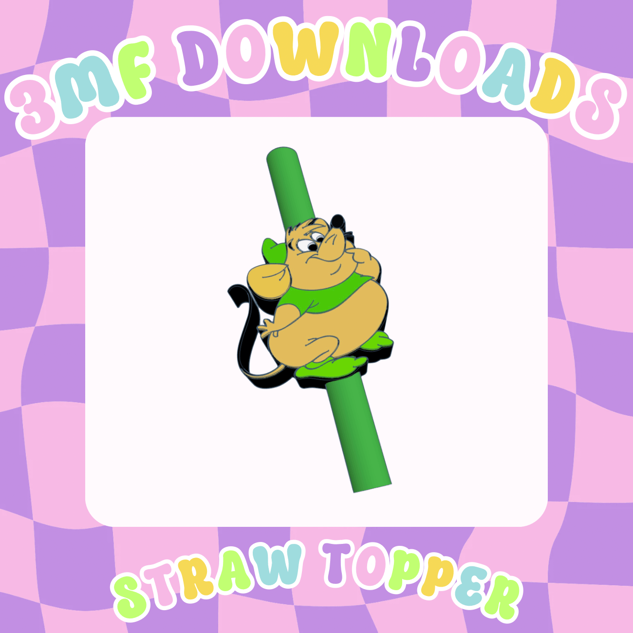 #008 straw topper