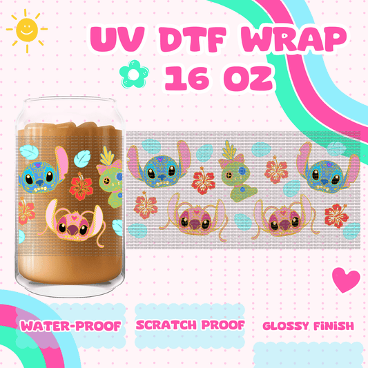 STITCH DAY OF THE DEAD- UV DTF