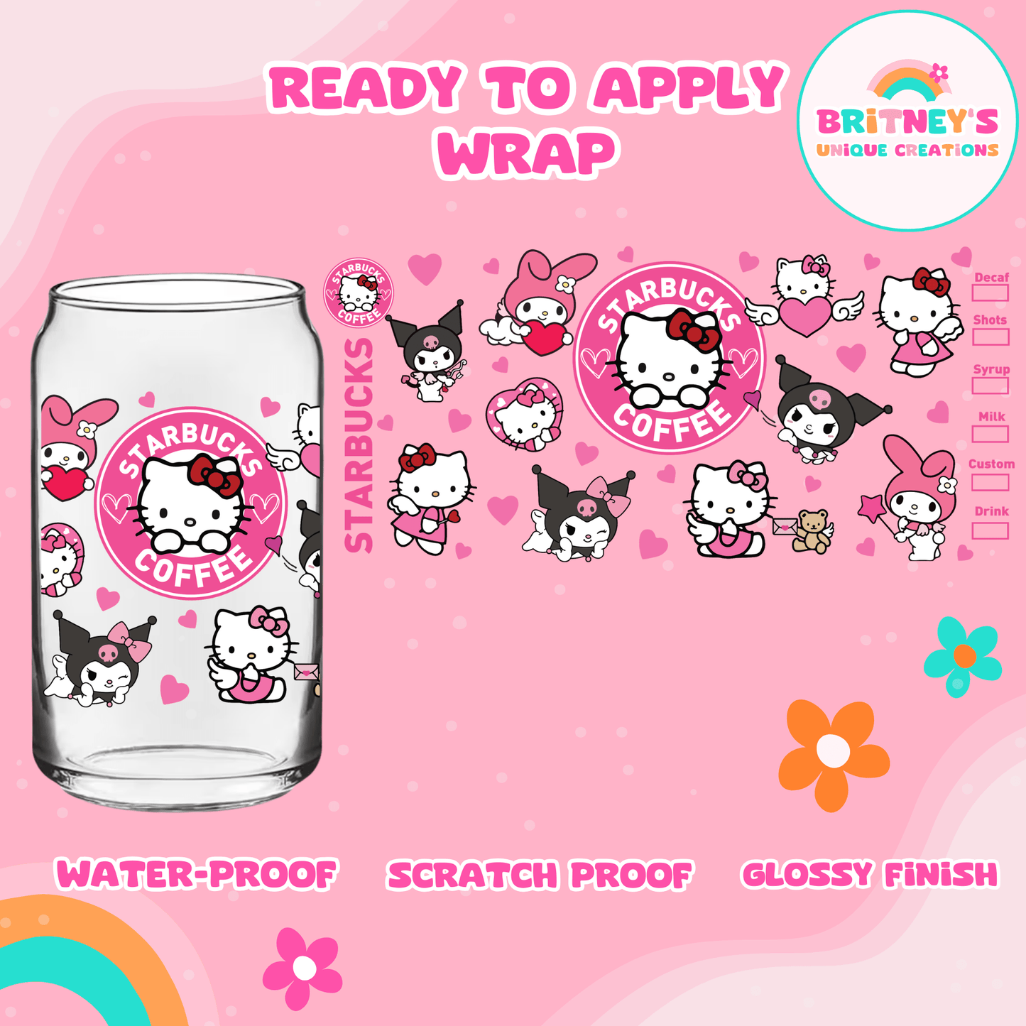 UV DTF ~ KITTY STARBIES