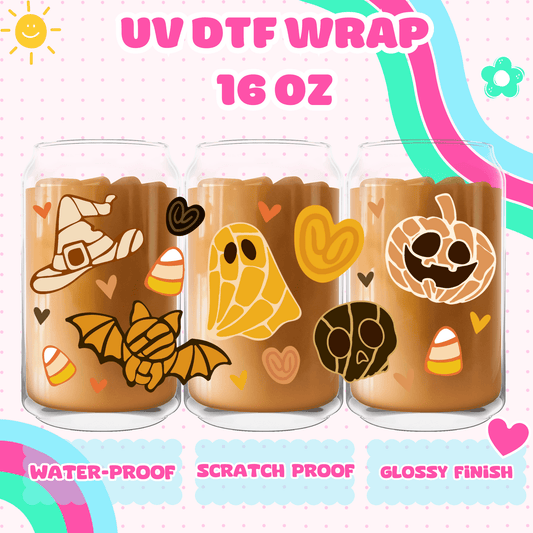 spooky conchas-uv dtf