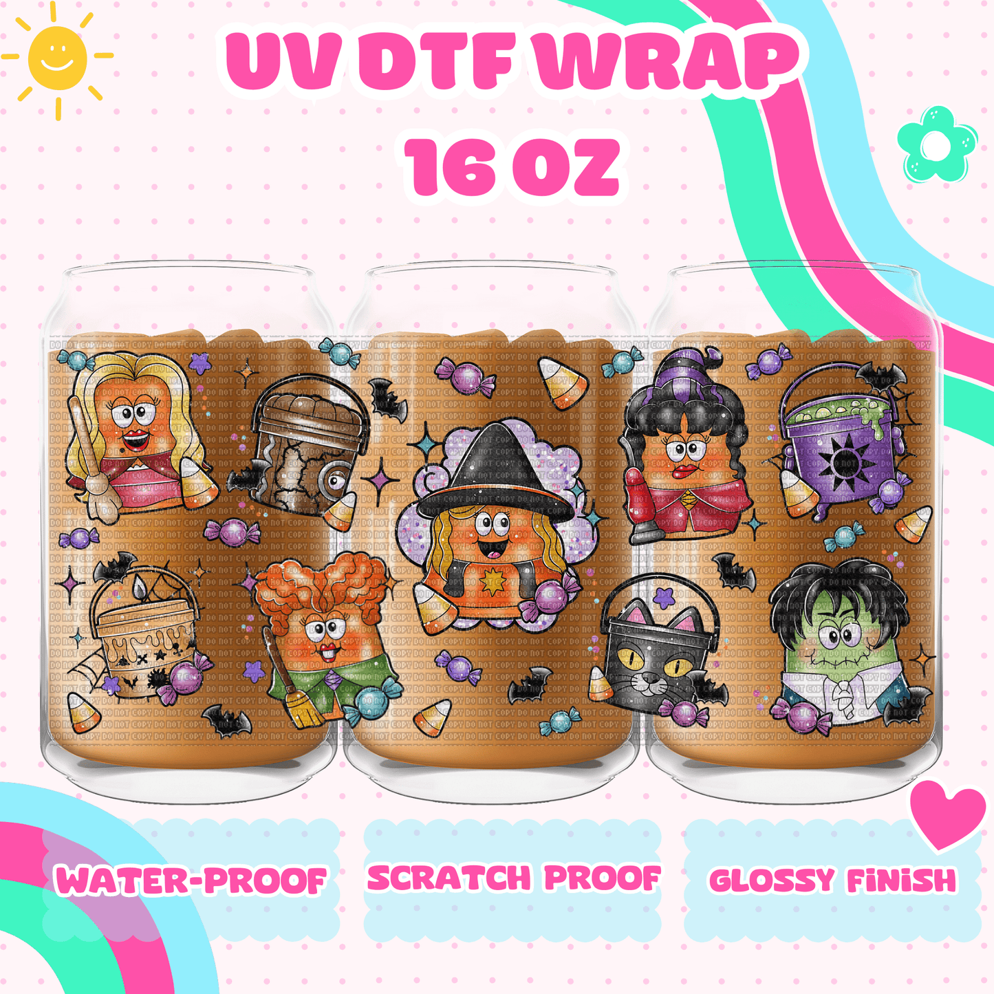 hocus pocus nuggies- uv dtf