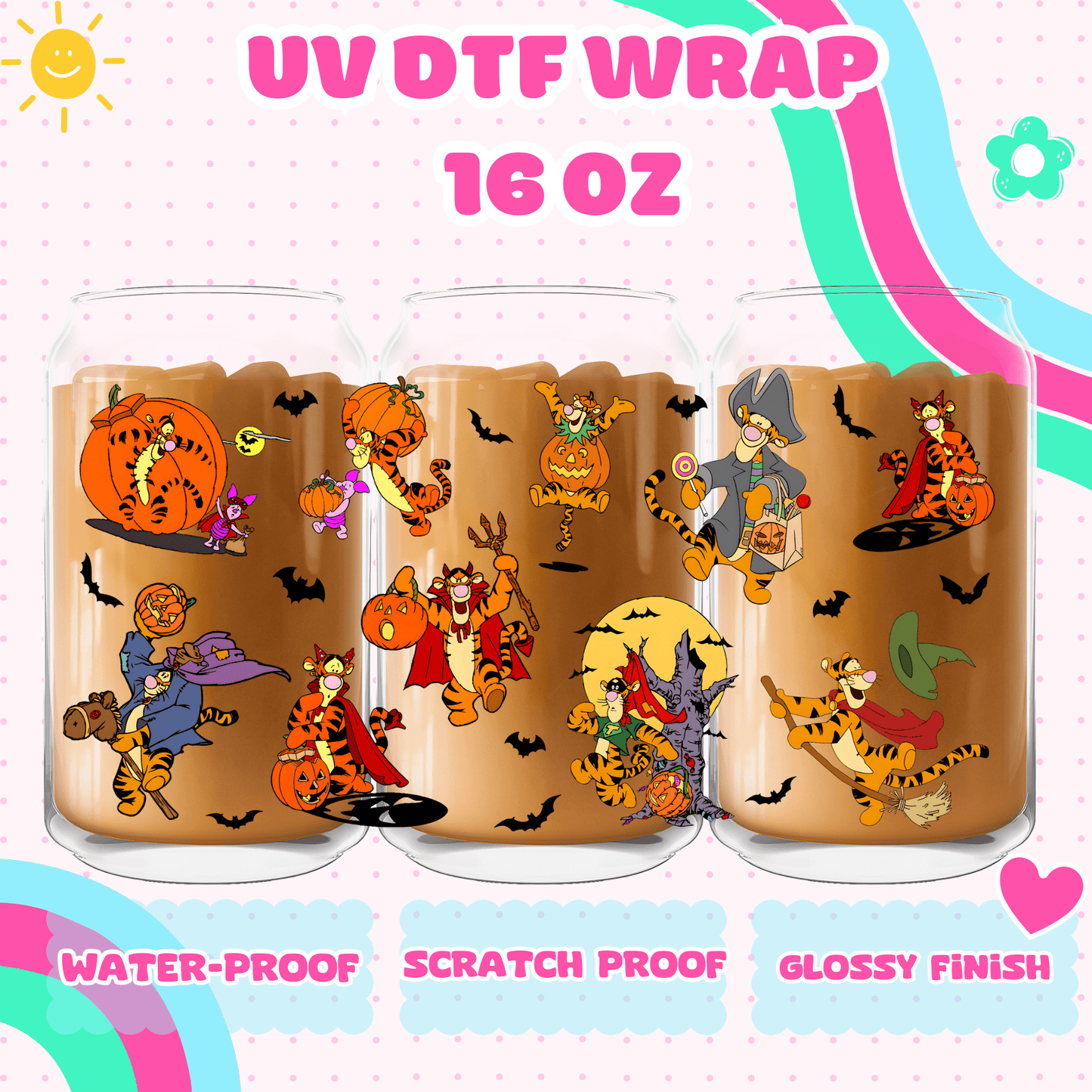 TIGGER SPOOKS- UV DTF