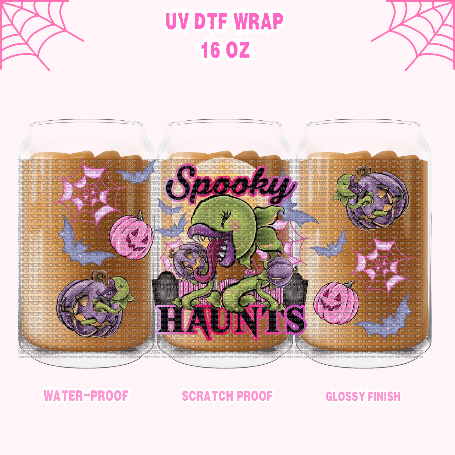 SPOOKY HAUNTS- UV DTF