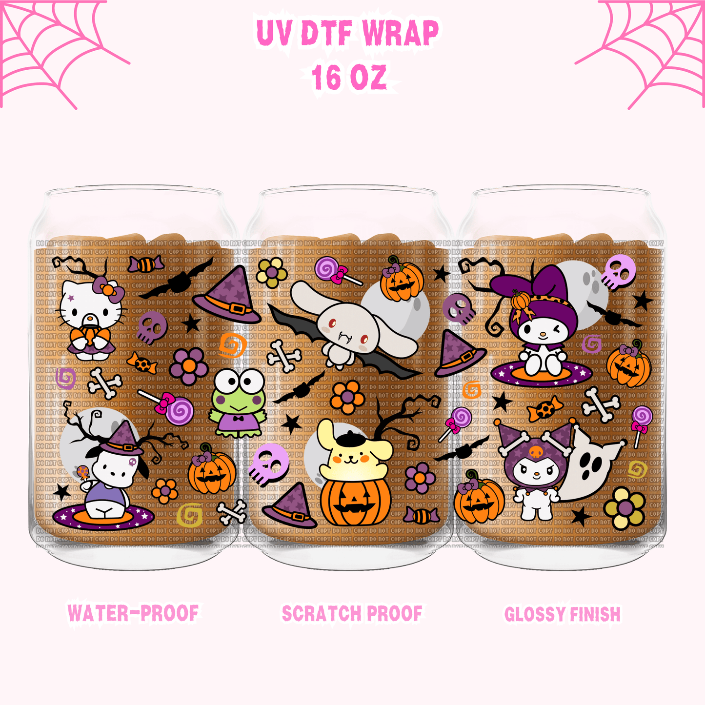 KAWAII SPOOKY CUTIES- UV DTF