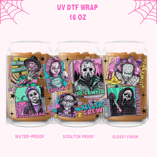 neon horror- uv dtf