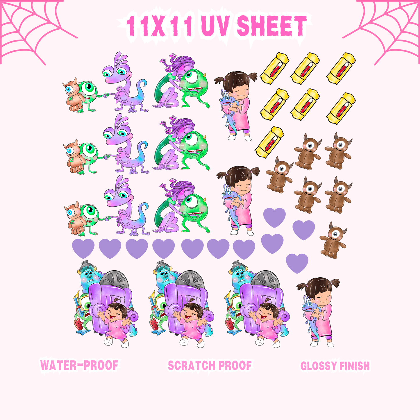 MONSTER SHEET- UV DTF