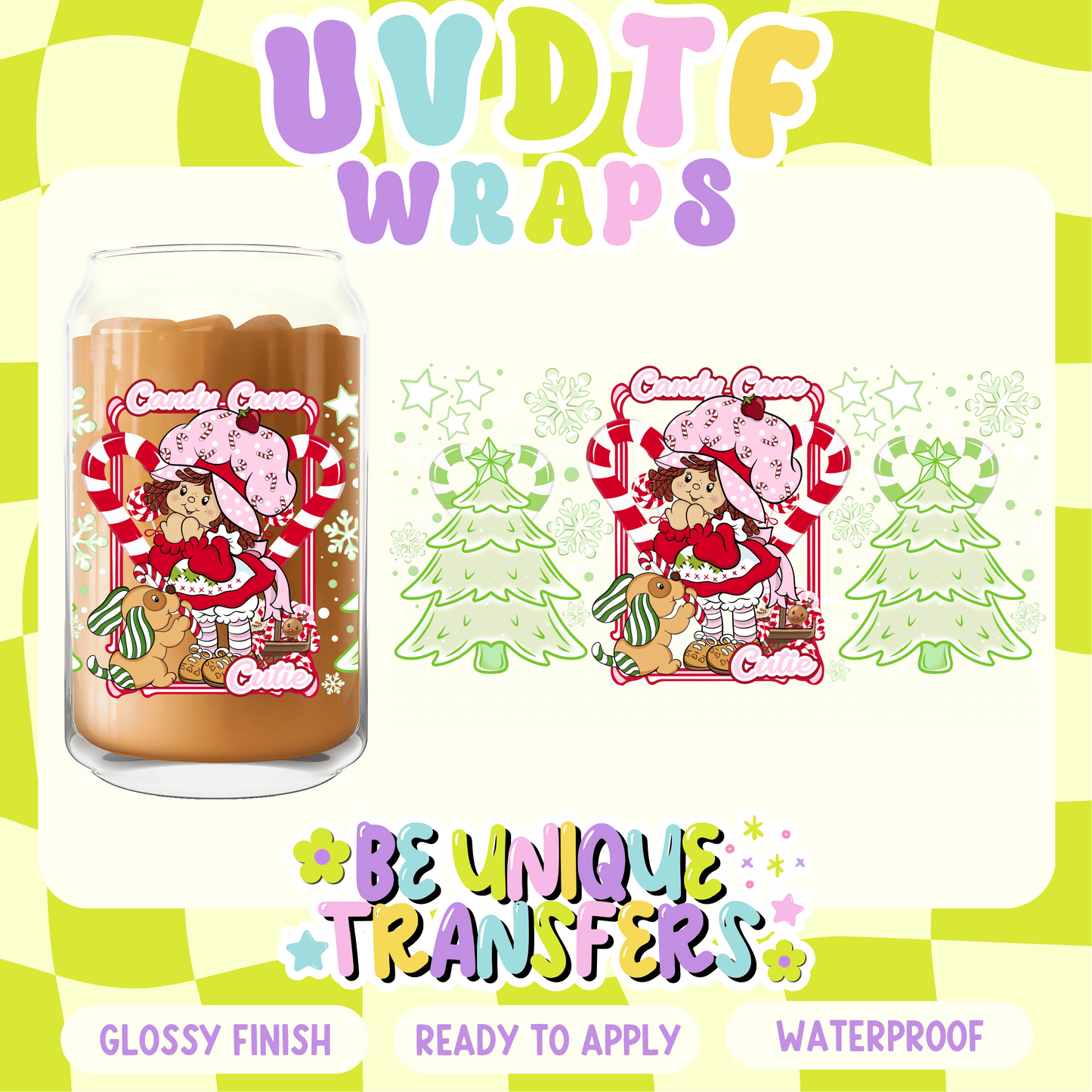 CANDY CANE BERRY GIRL green