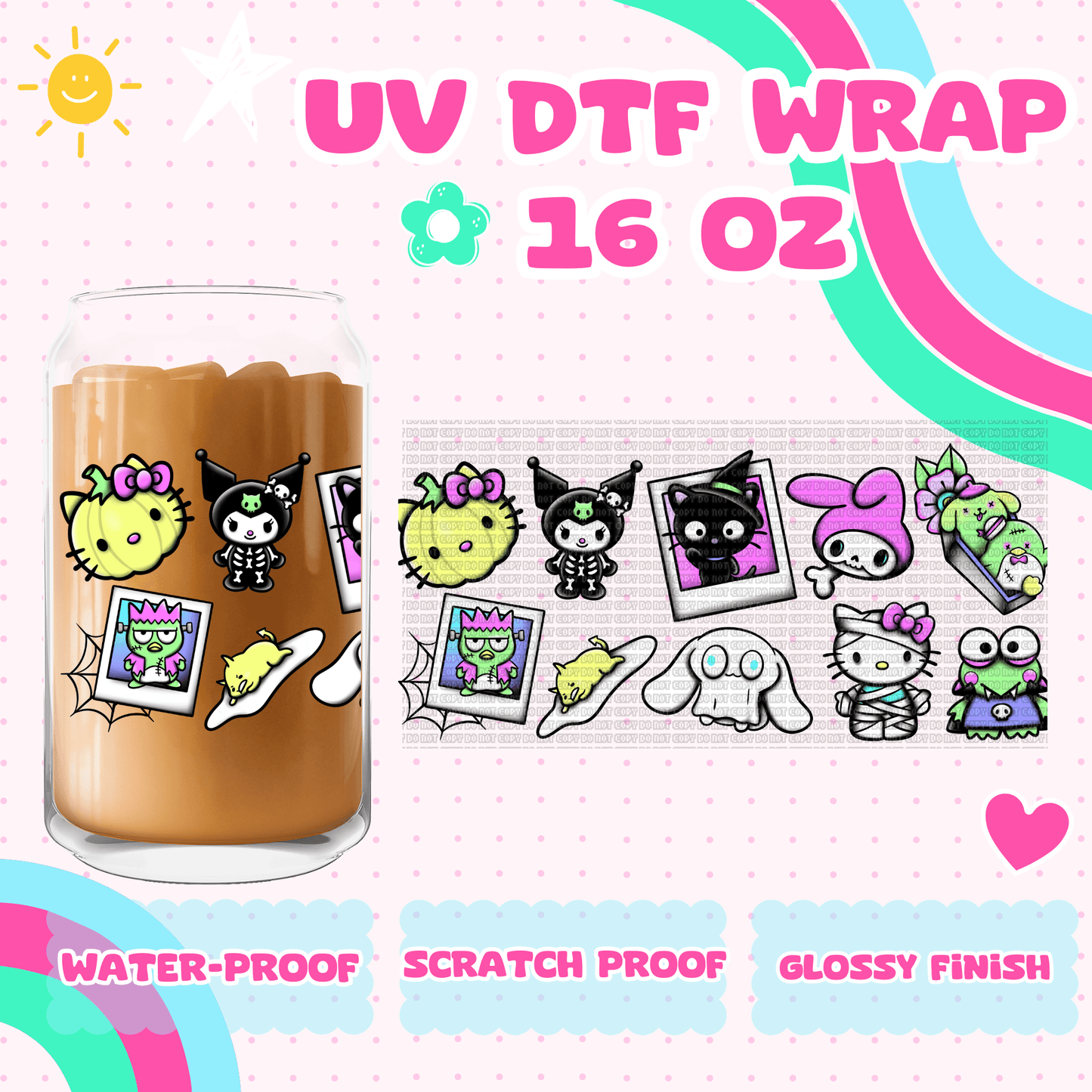 KAWAII ZOMBIES-UV DTF