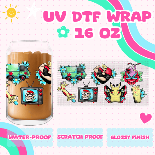 90'S CARTOONS-UVDTF