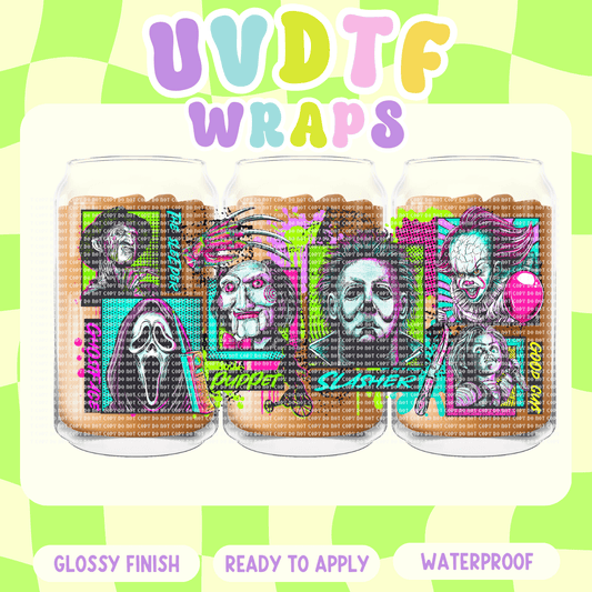 NEON SPOOKY CARDS