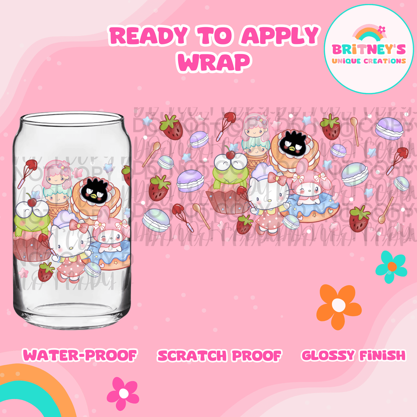 UV DTF- KAWAII DONUTS
