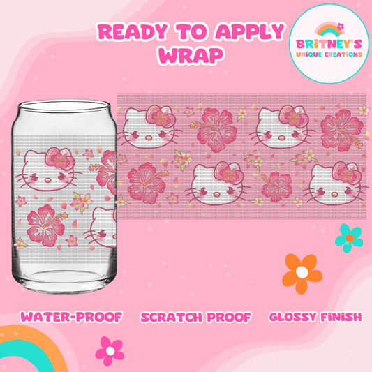 UV DTF HAWAII KITTY
