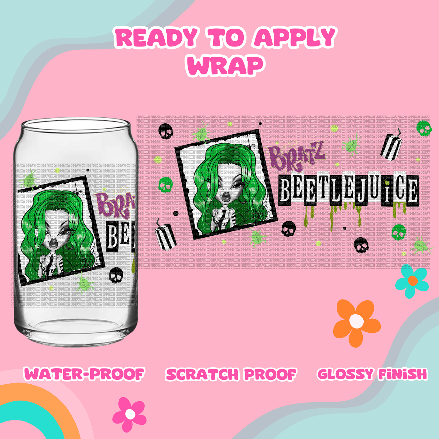 UV DTF- BEETLE JUICE BABE