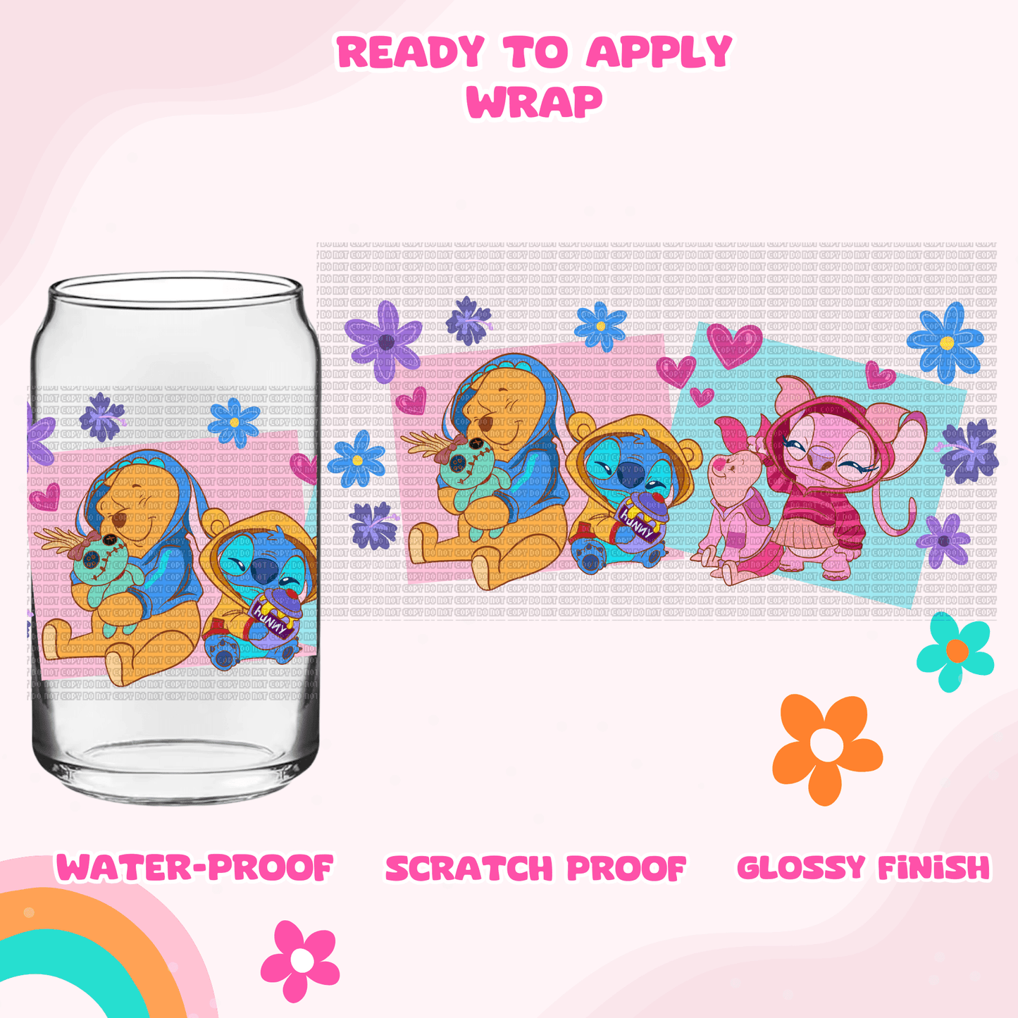UV DTF- POOH STITCHY
