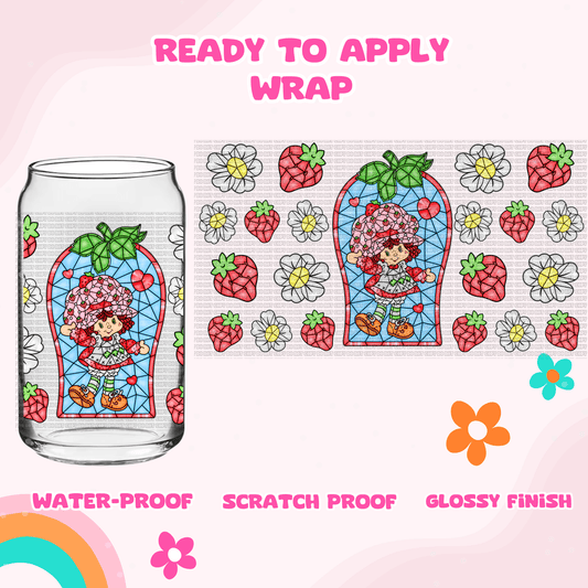 UV DTF- STRAWBERRY GLASS