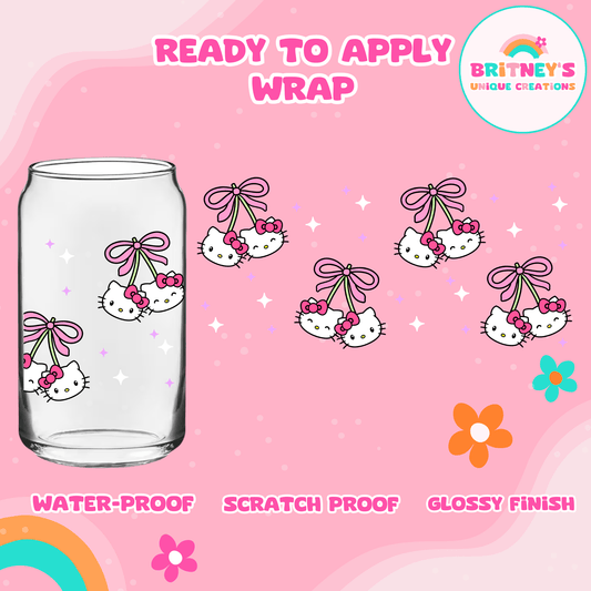 UV DTF KITTY BOWS